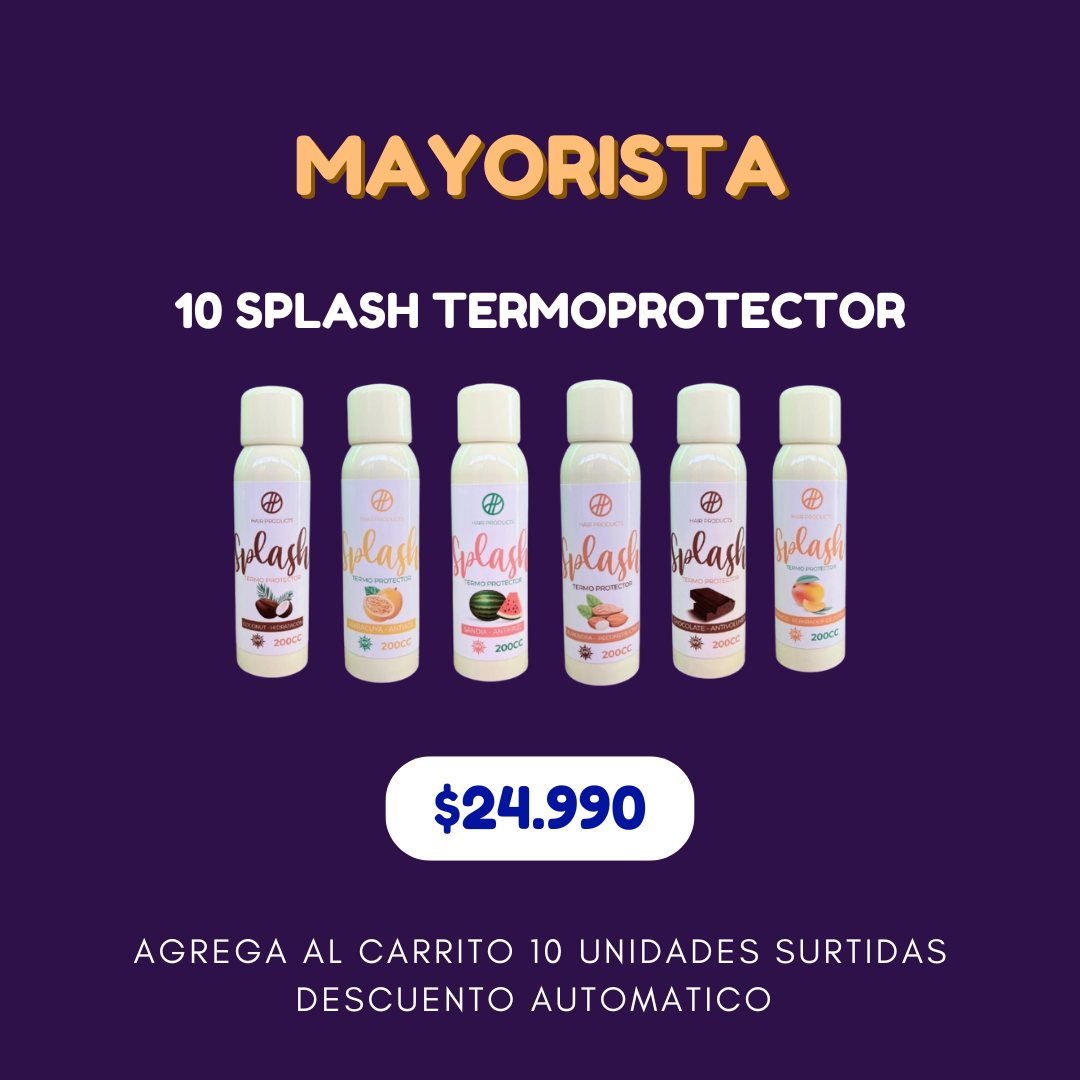 10 Termoprotector surtidos 200ml