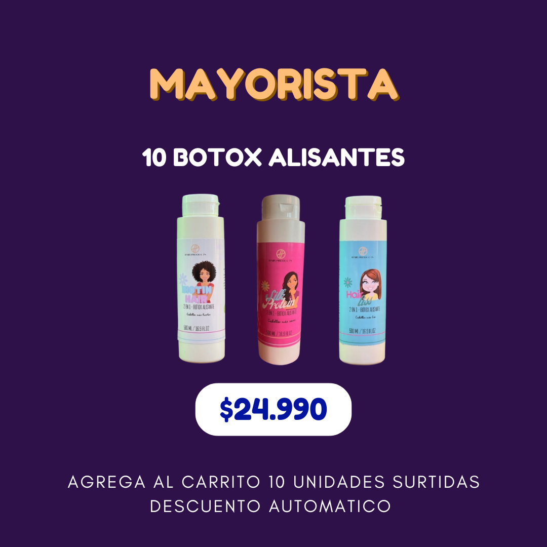 10 Btx Alisantes surtidos 500ml