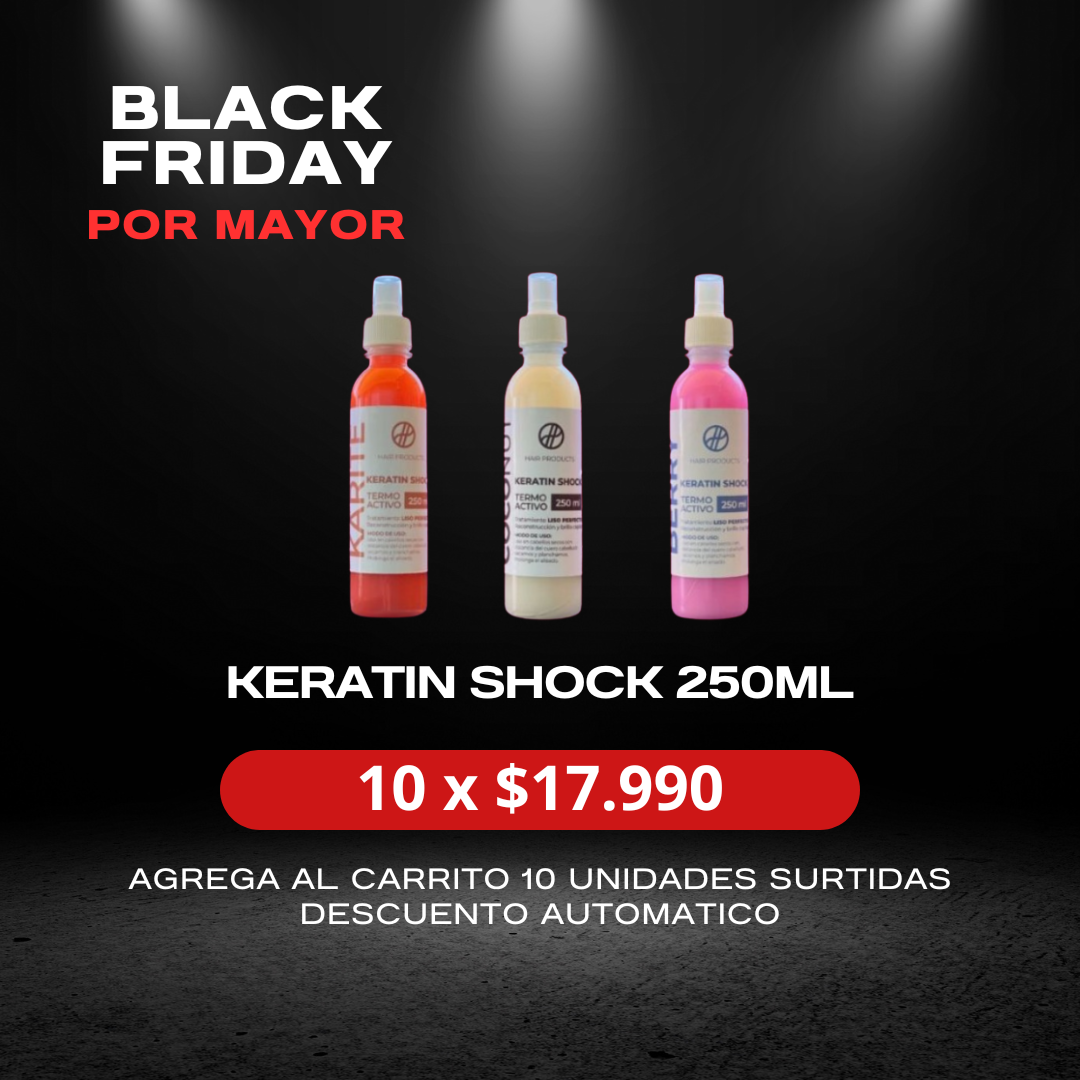 10 Keratin Shock surtidos 250ml