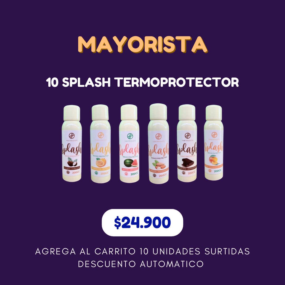 10 Termoprotector surtidos 200ml