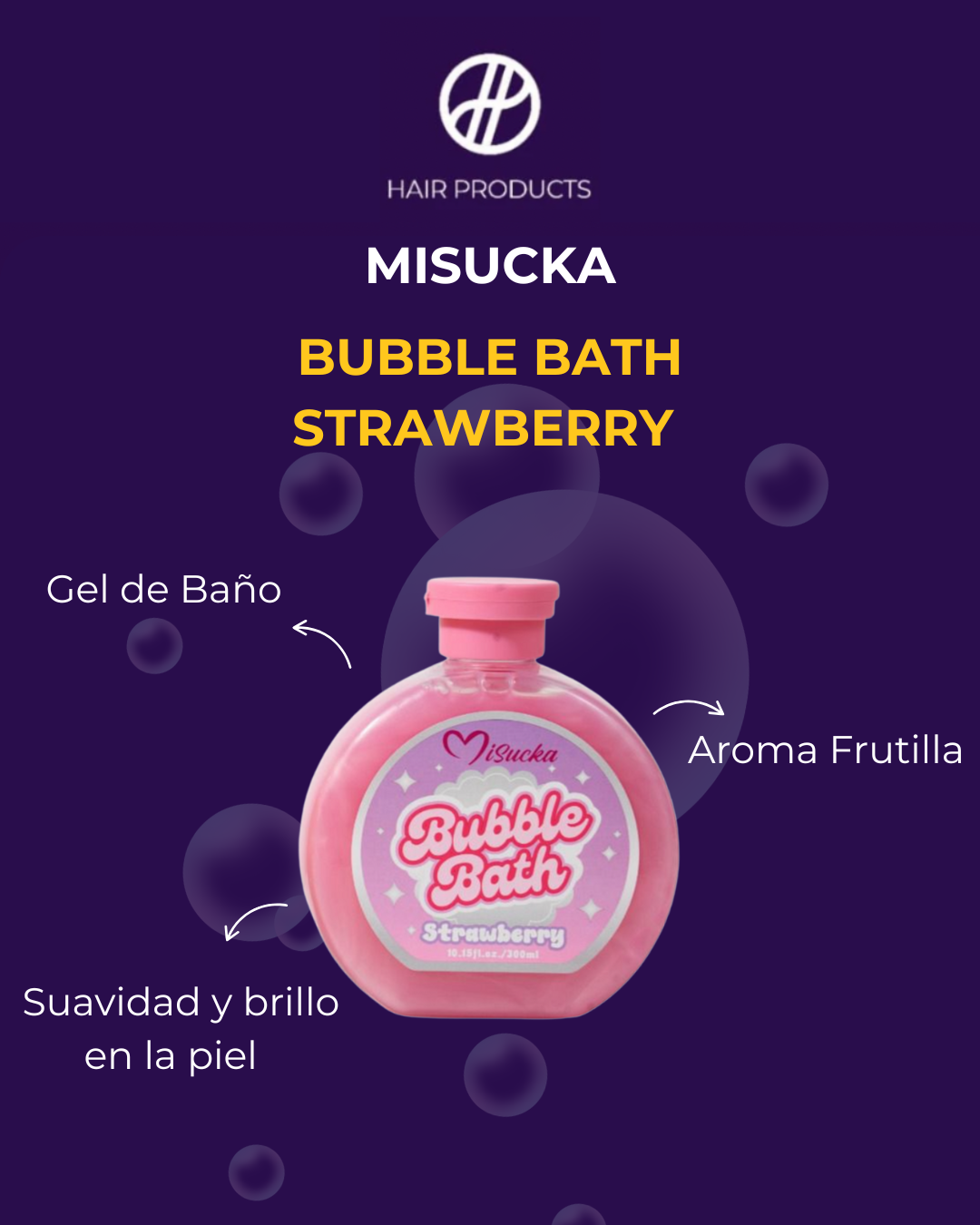 Bubble Bath Strawberry - Gel de Baño
