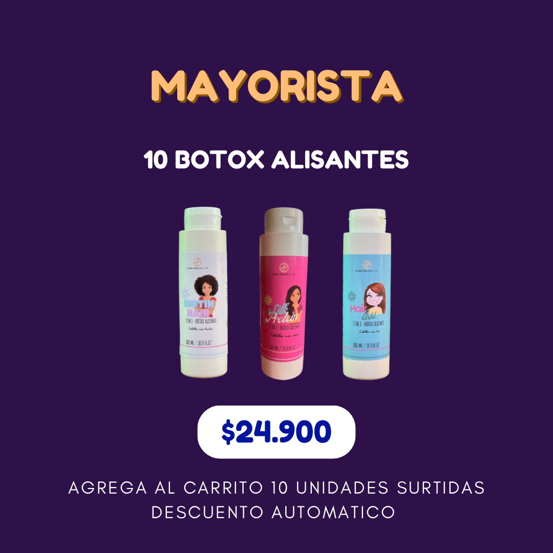 10 Btx Alisantes surtidos 500ml