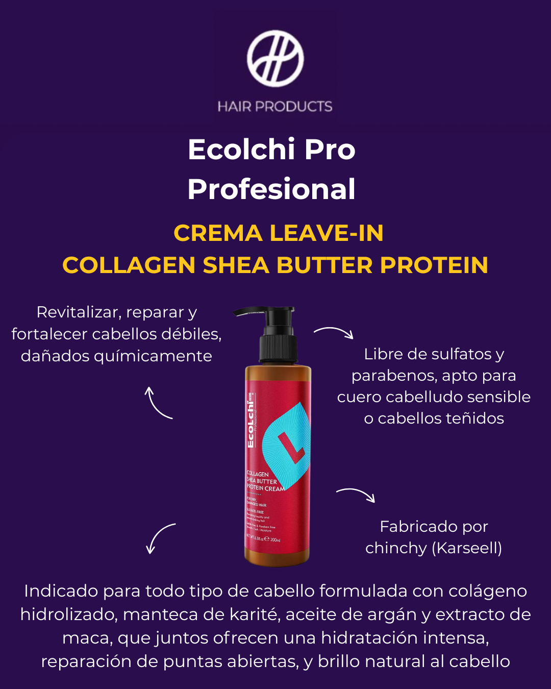 Crema Collagen shea butter protein 200ml