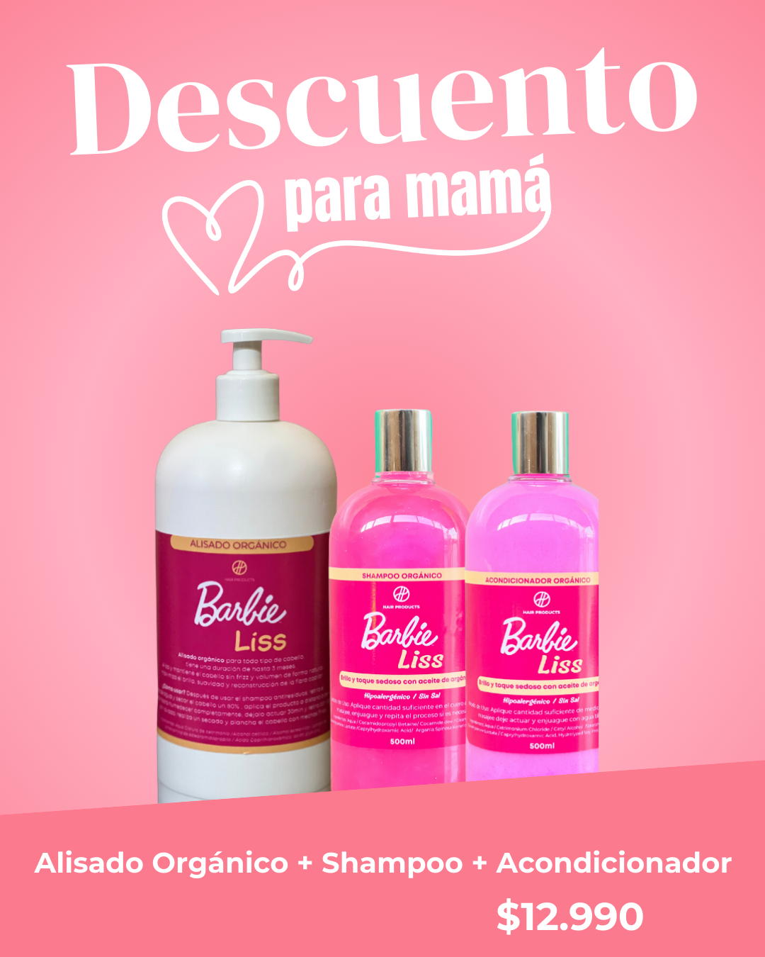 Kit Alisado Barbie 🩷