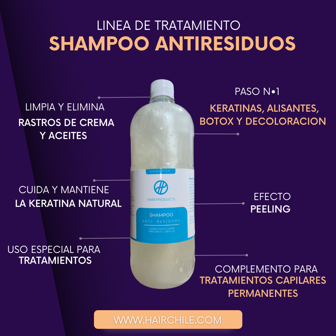 Shampoo antiresiduos 1L