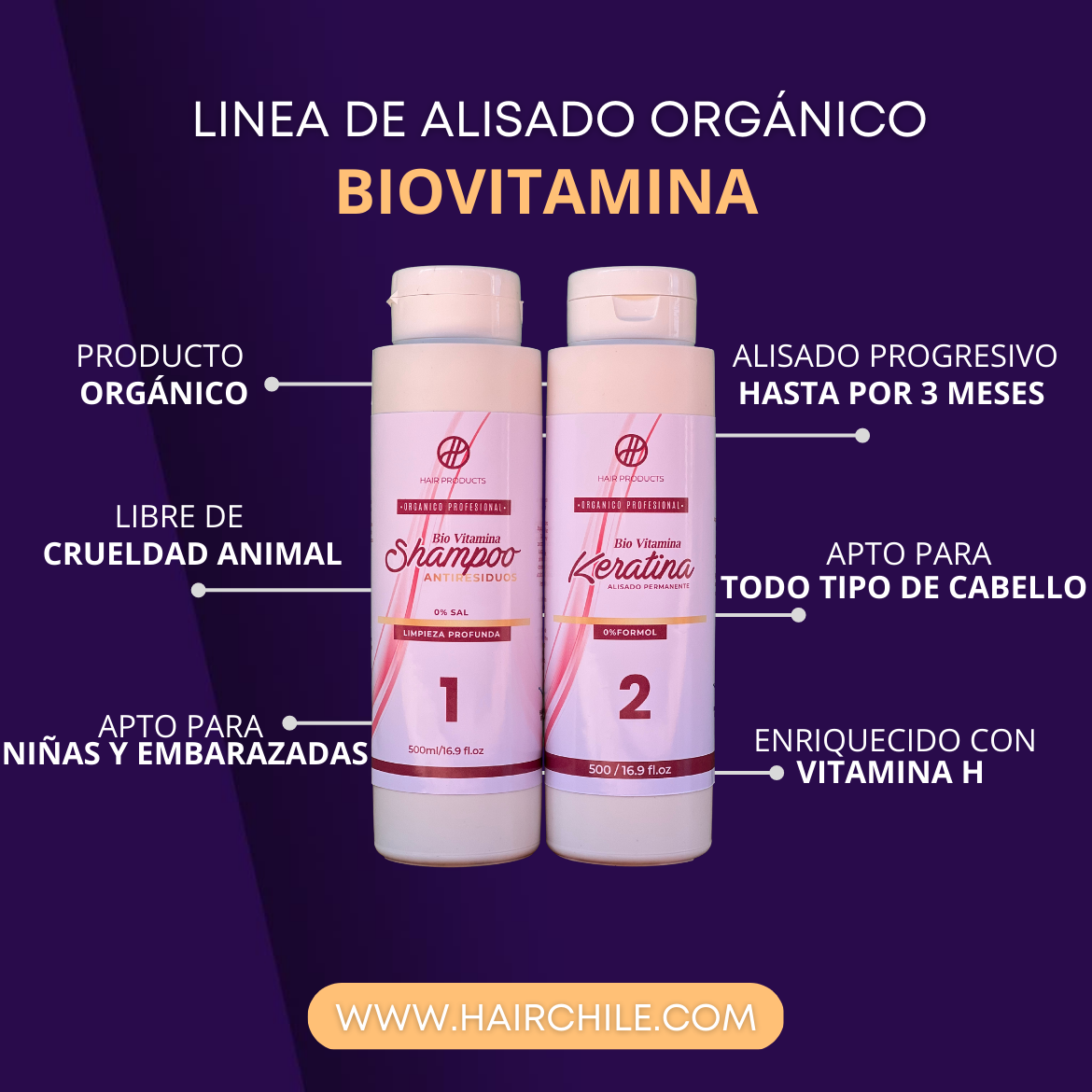 Kit Alisado Orgánico Biovitamina