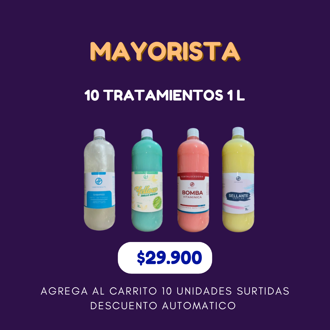10 Tratamientos surtidos 1L