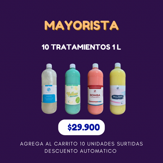10 Tratamientos surtidos 1L