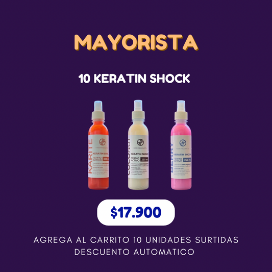 10 Keratin Shock surtidos 250ml