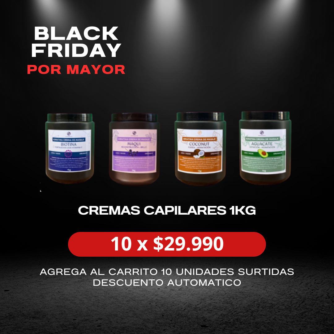 10 Cremas de Masaje Surtidas 1Kg