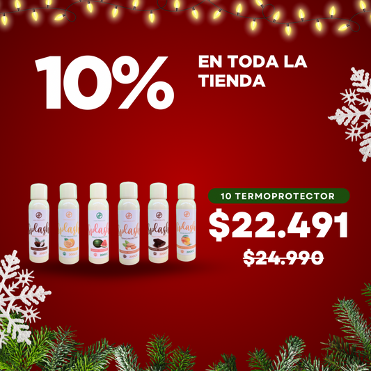 10 Termoprotector surtidos 200ml