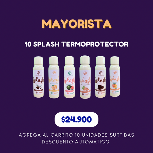 10 Termoprotector surtidos 200ml