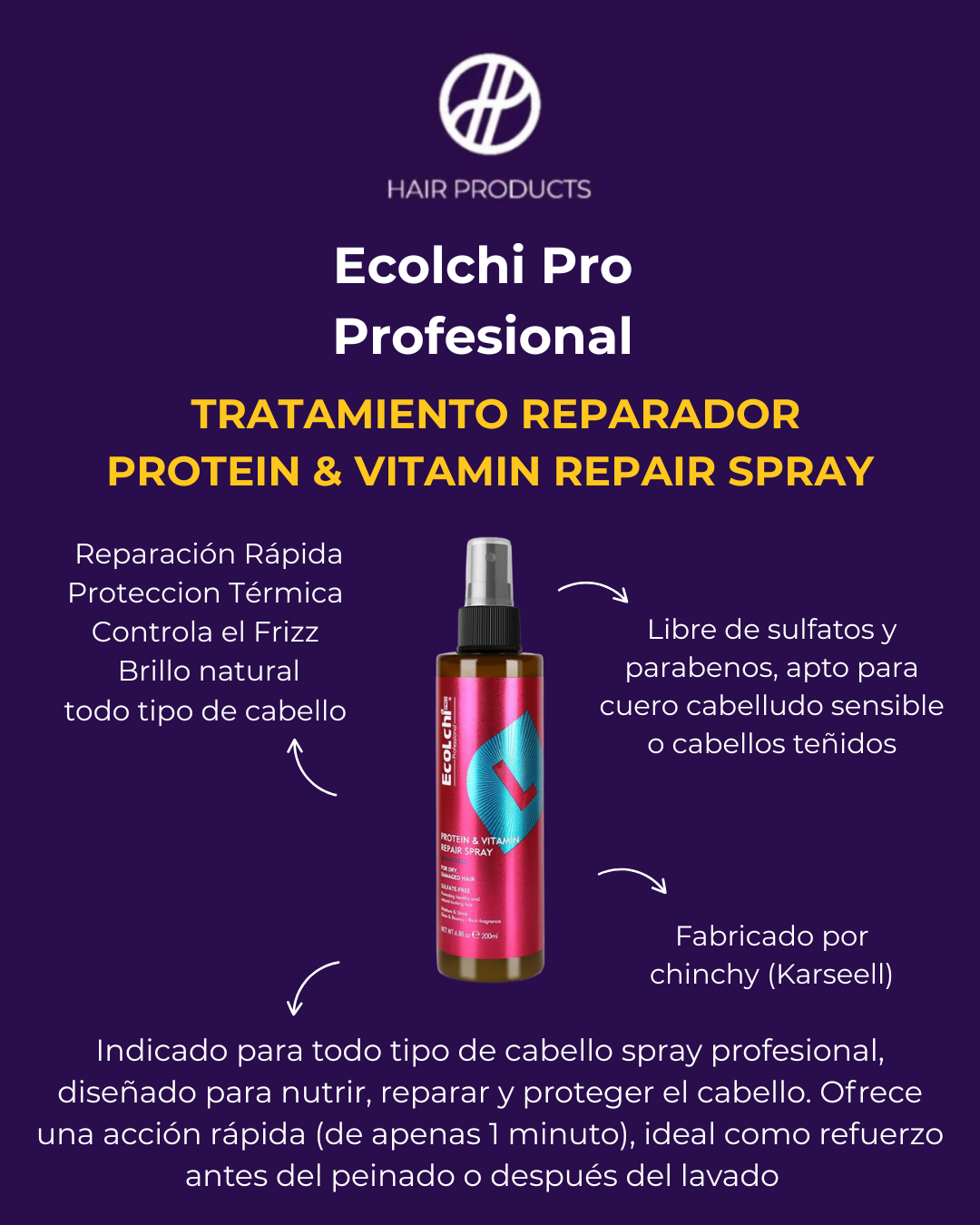 Spray Protein & Vitamin Repair 200ml