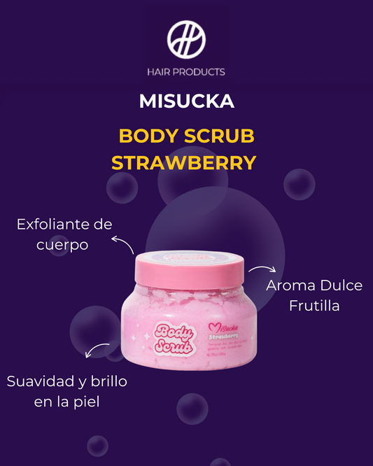 Body Scrub Strawberry- Exfoliante corporal