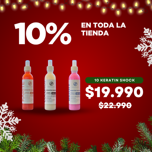 10 Keratin Shock surtidos 250ml
