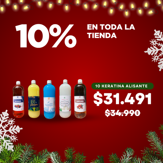 10 Keratina y Alisantes Surtidas 1 L