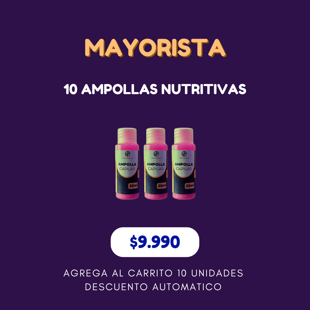 10 Ampollas Nutritivas 20ml