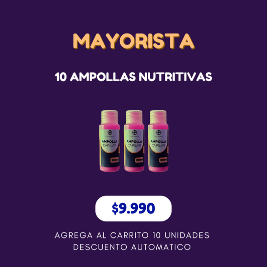 10 Ampollas Nutritivas 20ml
