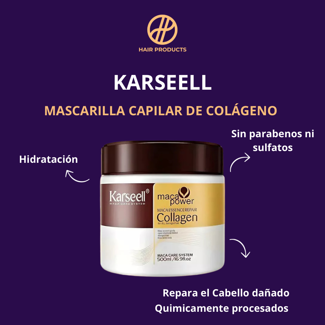 Mascarilla Capilar Collagen - Karseell 100% Original