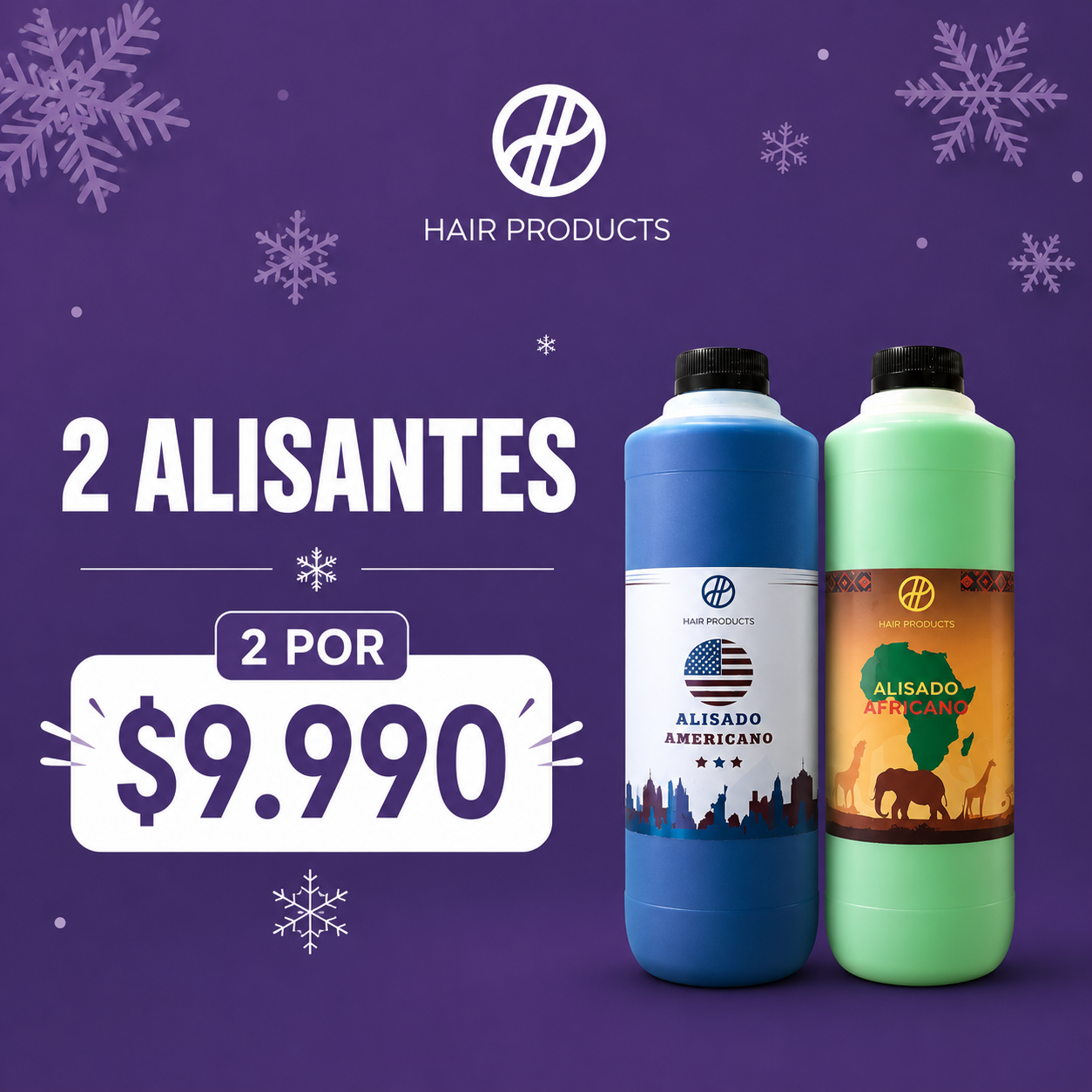 Pack 2 Alisantes Capilares x 1 Litro  $9.990