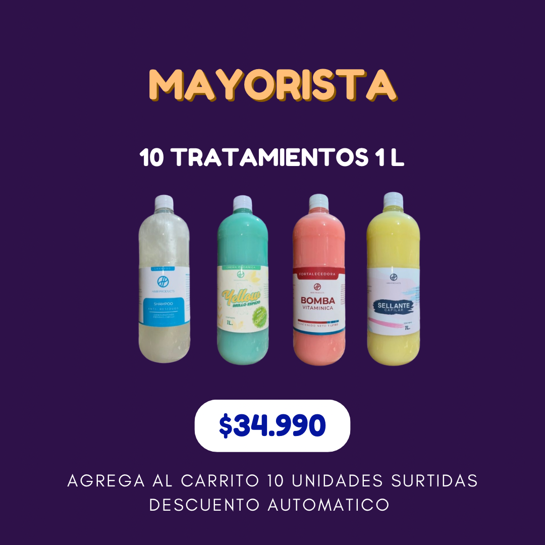 10 Tratamientos surtidos 1L