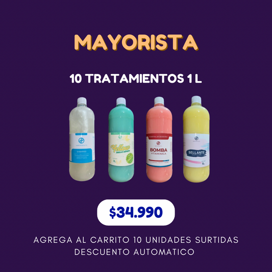 10 Tratamientos surtidos 1L