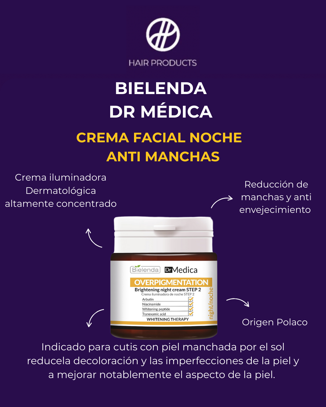 Crema Facial Anti Manchas - Bielenda