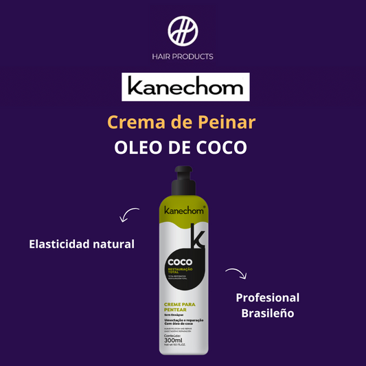 Crema de Peinar Óleo de Coco