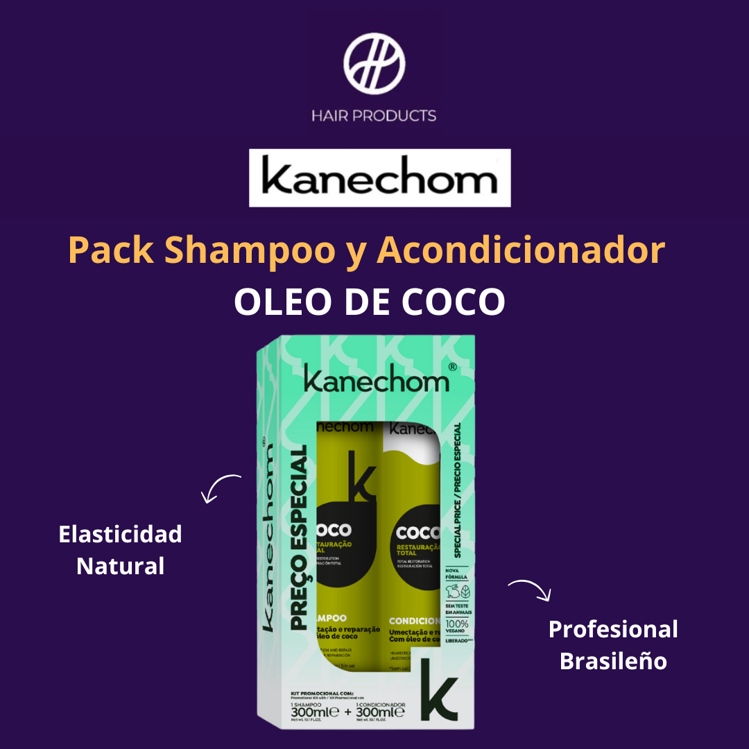 Pack Shampoo y Acondicionador Óleo de Coco