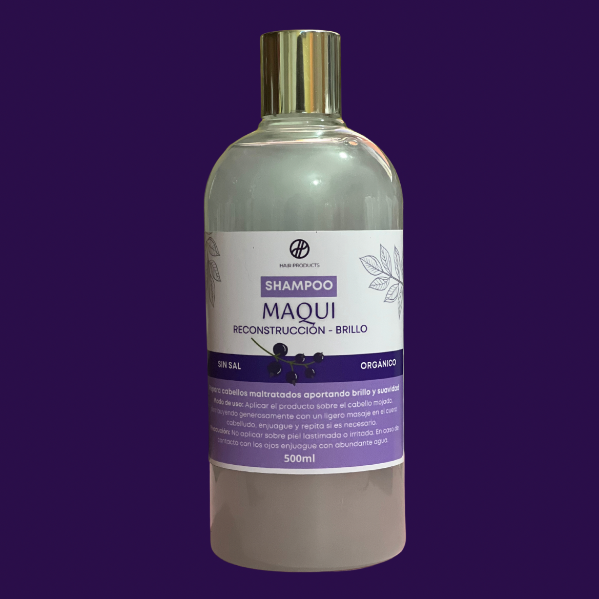 Shampoo sin sal de Maqui