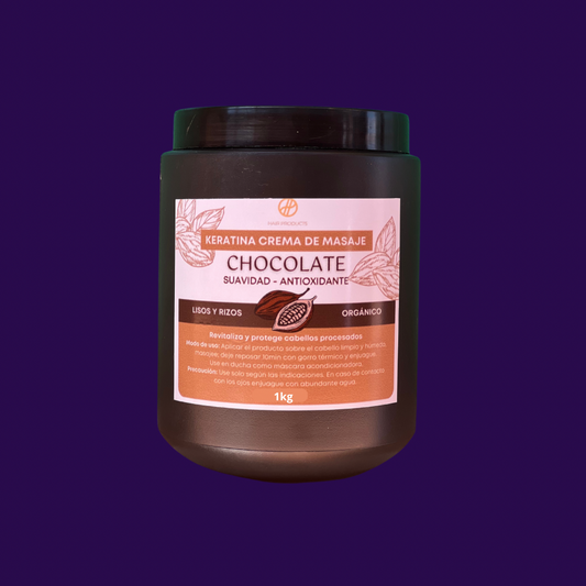 Keratina crema de masaje Chocolate 1kg