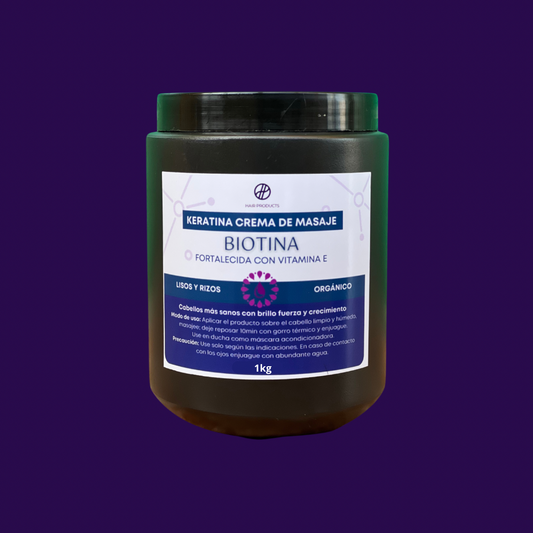 Keratina crema de masaje Biotina 1kg