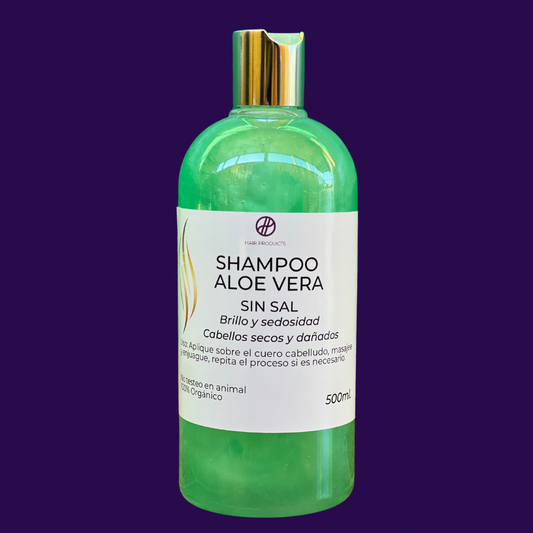 Shampoo sin sal de Aloe Vera