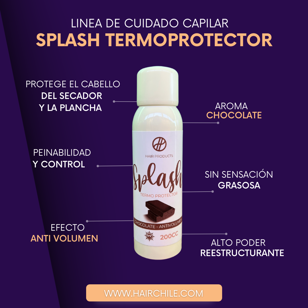 Termoprotector splash chocolate