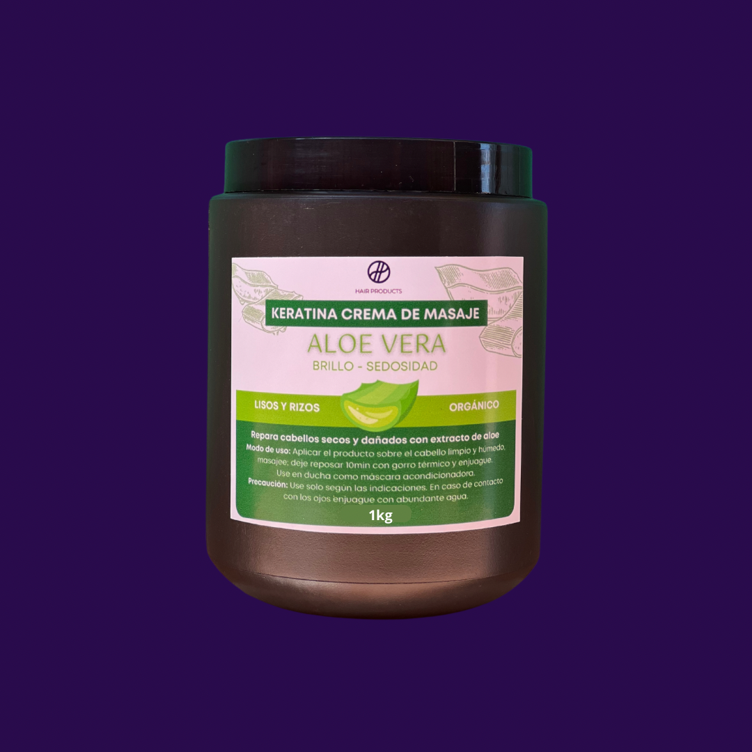 Keratina crema de masaje Aloe Vera 1kg