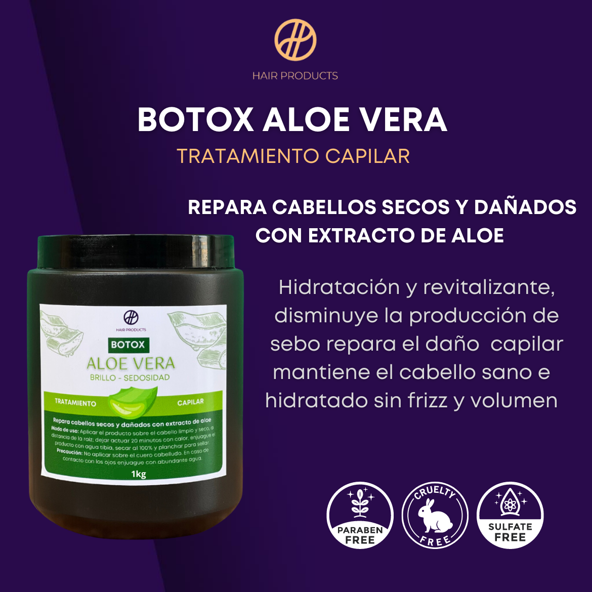 Btx de Aloe vera 1kg