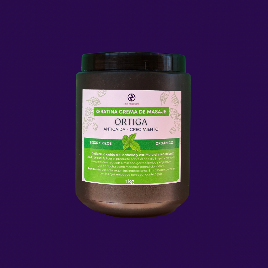 Keratina crema de masaje de Ortiga 1kg