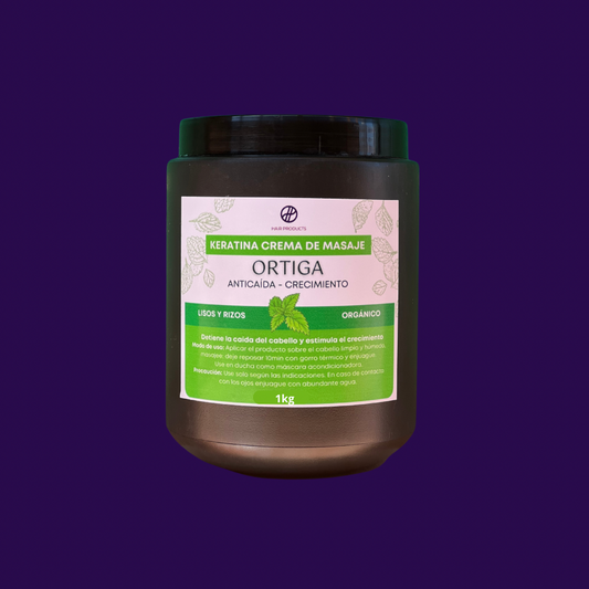 Keratina crema de masaje de Ortiga 1kg