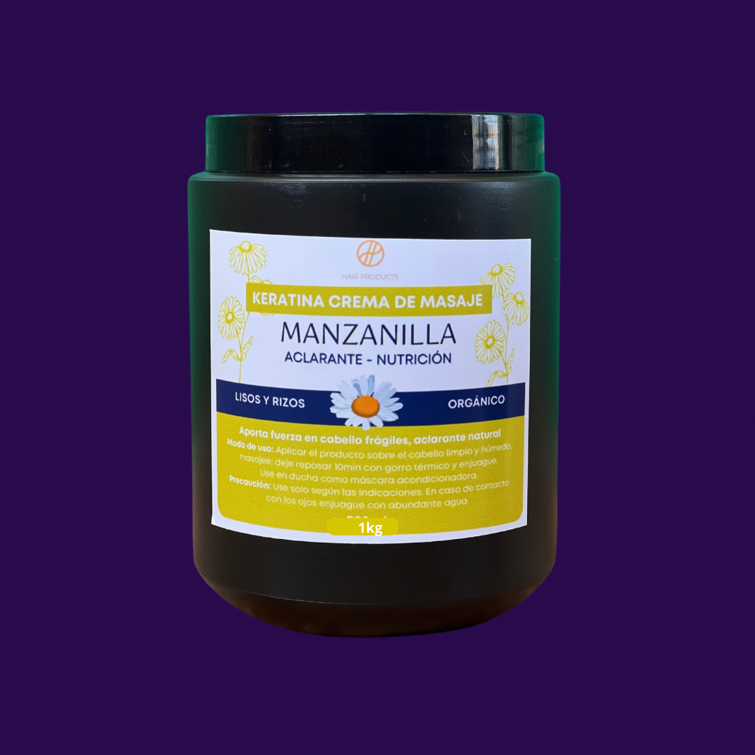 Keratina crema de masaje Manzanilla 1kg